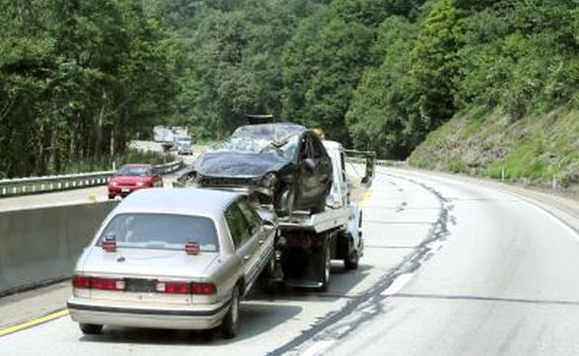 Tow car.