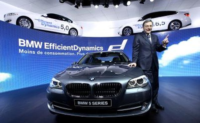 The 2011 BMW 5 Series was wider, longer and heavier than the 2010 versions.