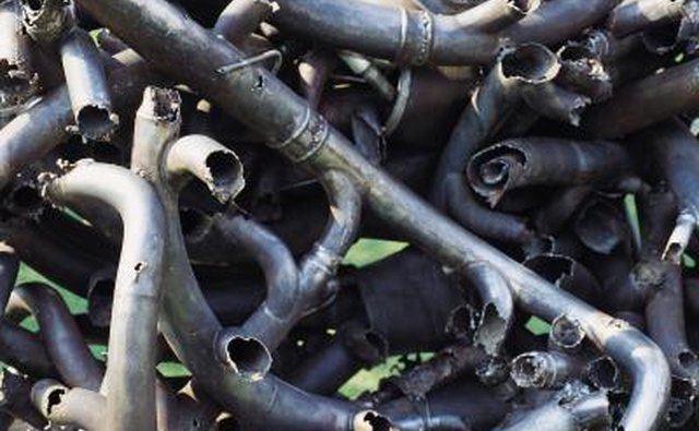 Exhaust pipes.