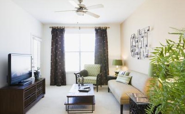 Flat screen in living room