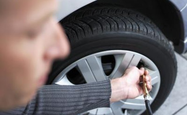 Size and brand of tire is imprinted on the sidewall.