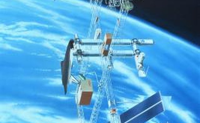 Some dishes point to two or more satellites at the same time.