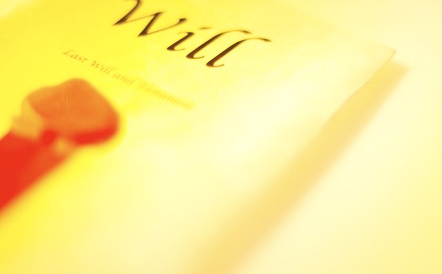 The last will and testament will come in handy for the widow in transferring the title to heirs.