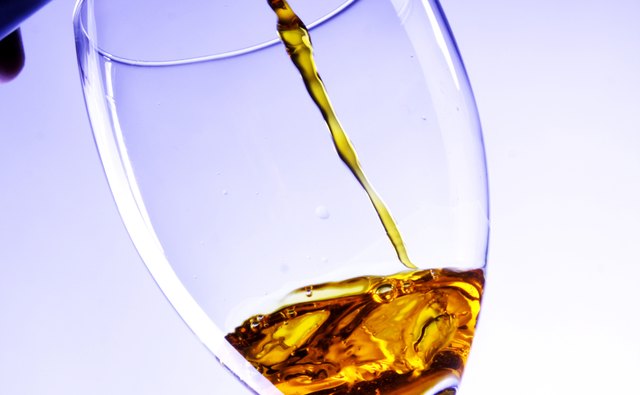 Long-stemmed wine glasses are both lovely and functional.