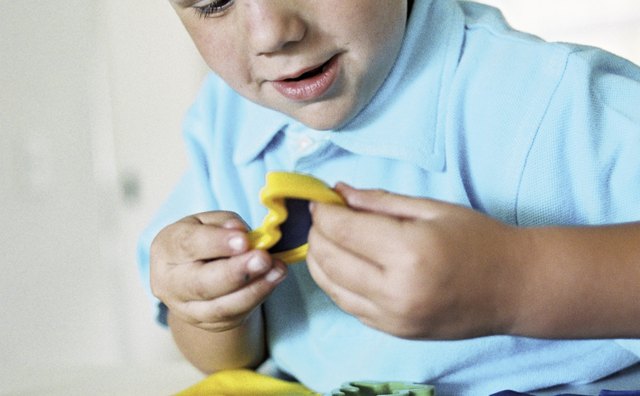 There are many different ways to play with play dough.