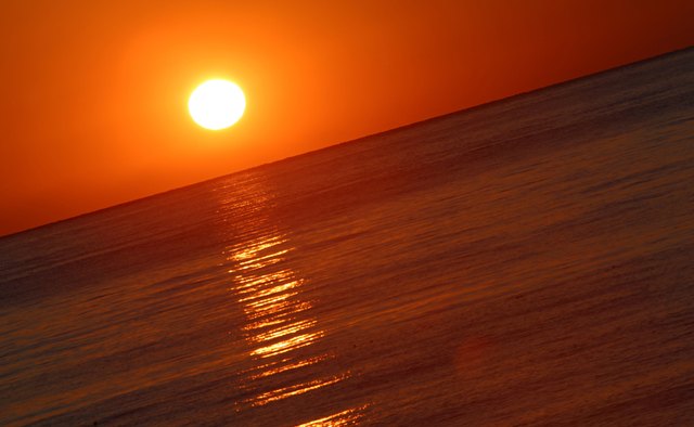 A sunrise painting says that every day is a new opportunity to walk with God.