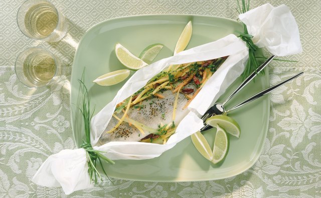 You may also oven-bake trout fillets in parchment.