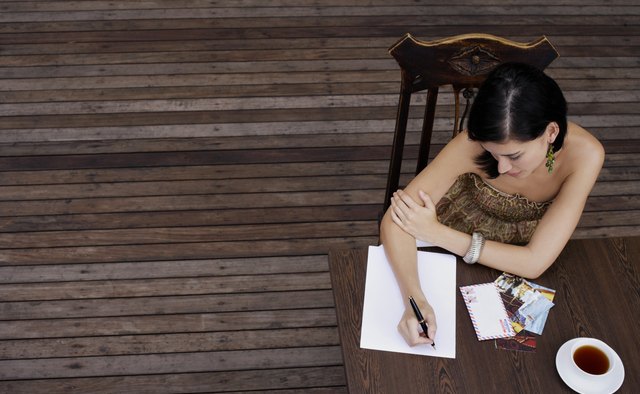 Letters can keep soldiers connected to life at home.