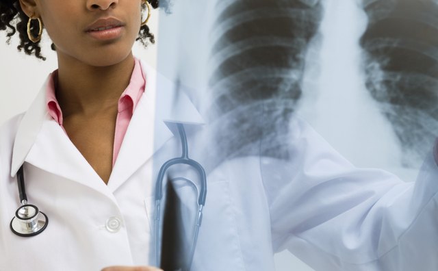 X-ray technicians work in urology practices.