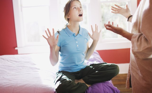 Teenage daughters might say things they don't mean in the heat of an argument.