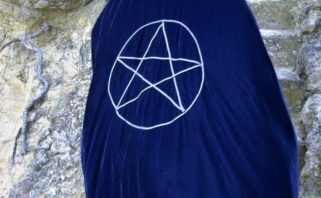 The pentagram represents the combination of all elements.