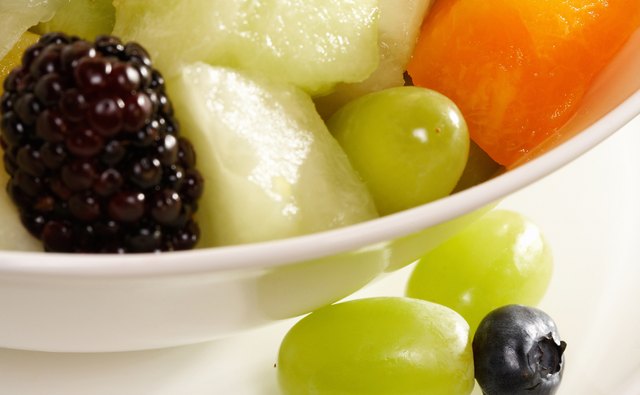 Kids love fruit salad as a snack.