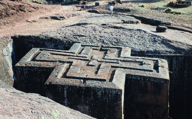 Lalibela, Ethiopia, has 12 medieval churches carved out of rock.