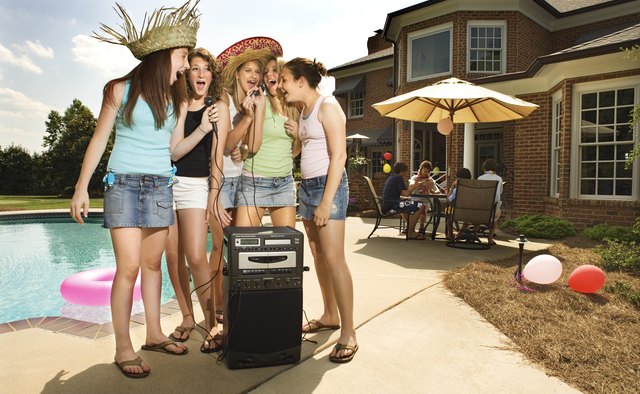 Throw a karaoke tiki party.