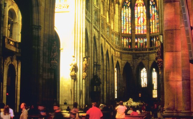 People choose from a selection of bidding prayers for a Catholic funeral.