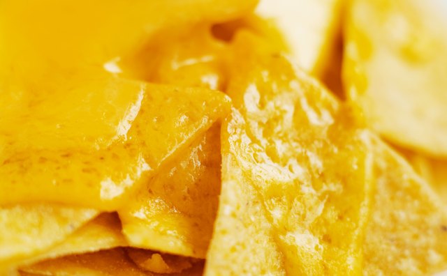 Start with chips and cheese and let the guests add their own toppings.