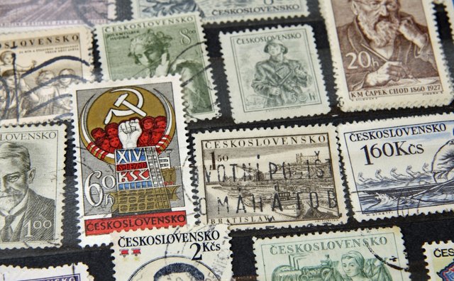 Vintage Czechoslovakia stamps