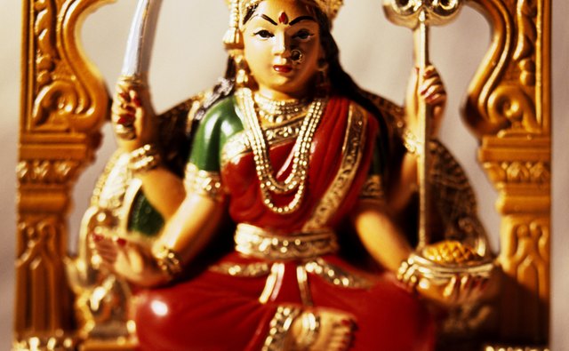 Shiva, the destroyer, appears tranquil in his representations.