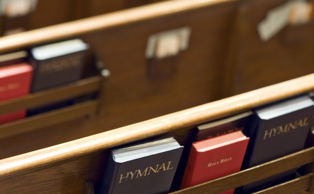 Christian hymn books.
