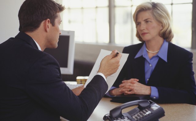 Employers use information provided on job application forms during interviews.