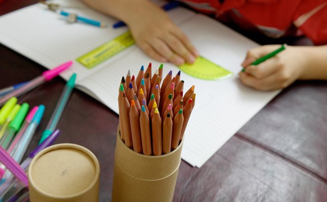 Practice with drawing lines and angles helps ready fourth grade fingers for geometry.