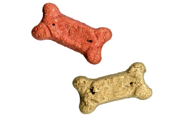 This activity can also be done with dog biscuits of different shapes, sizes and colors.