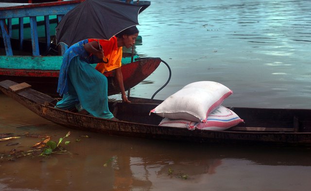 Women in Bangladesh have benefited from microloans from the Grameen Bank.