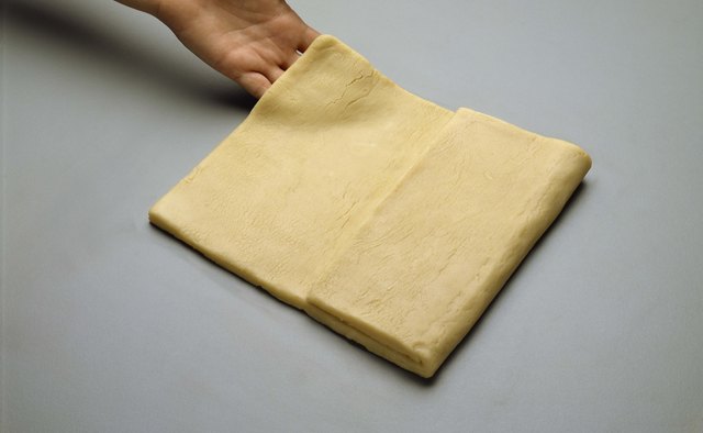 Allow puff pastry sheets to defrost before unfolding them.