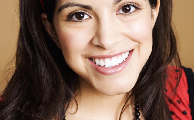 Colorful plastic headbands have become a timeless accessory.