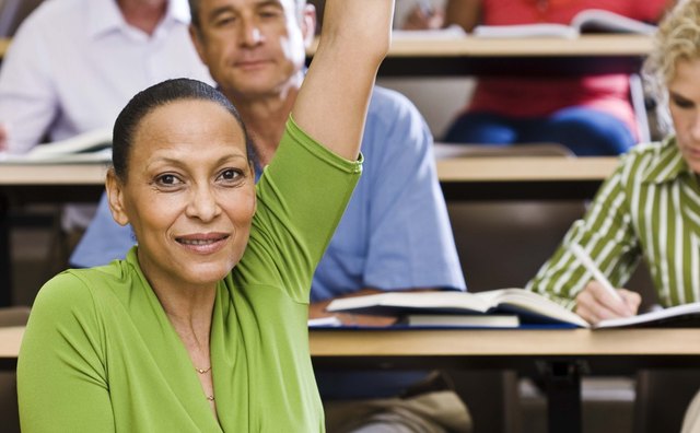 Participating in class discussion enriches the college experience.