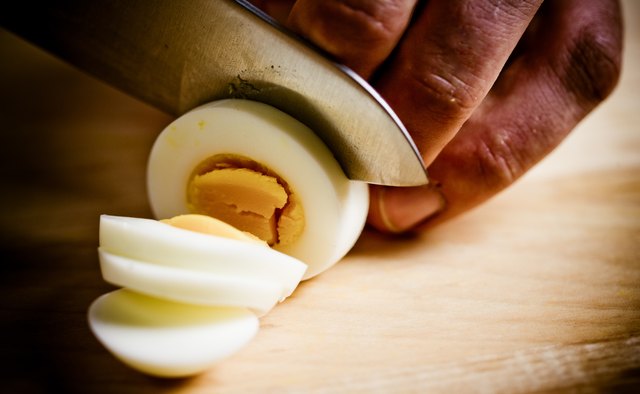 Hard-boiled eggs give you a nice dose of protein.
