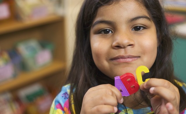 Learning the letters is a pre-reading skill.