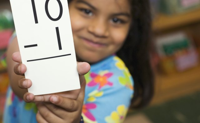 Many students use flash cards to practice simple addition, subtraction, multiplication and division.