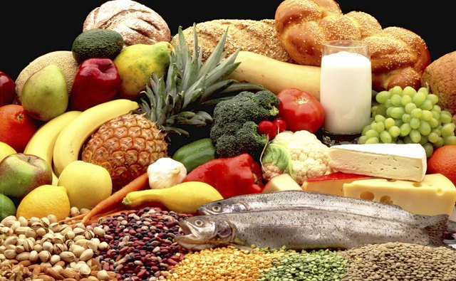 The four major food groups are the same for grown-ups and children alike.