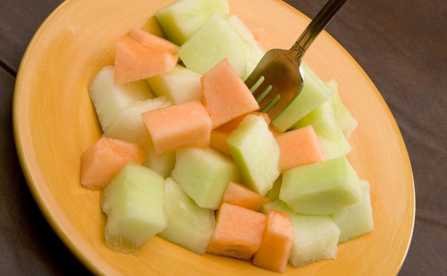Combine honeydew and cantaloupe to make a delicious melon salad.