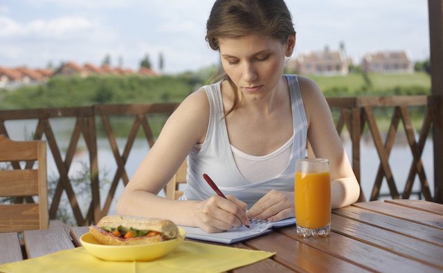 Writing in a journal helps you figure out your feelings.