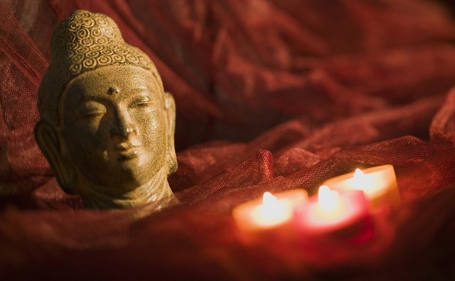 Some aesthetic Buddhist ritual tools.