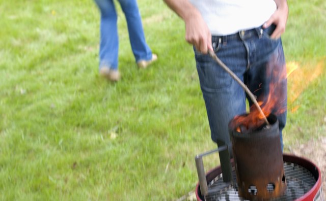 Use a charcoal chimney to avoid the aftertaste of self-starting briquettes.
