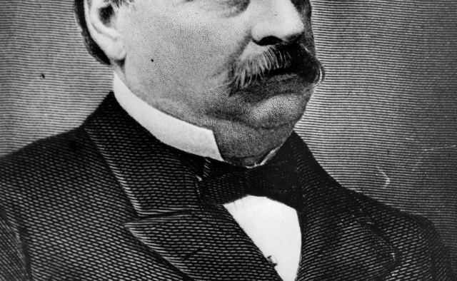 Portrait of Grover Cleveland.