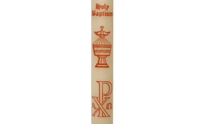 The baptism candle is lit on the day of the event, and burned each year on the anniversary of the baptism.