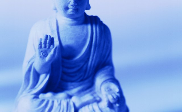 The chief component of a Buddhist altar is a statue or picture of the Buddha.