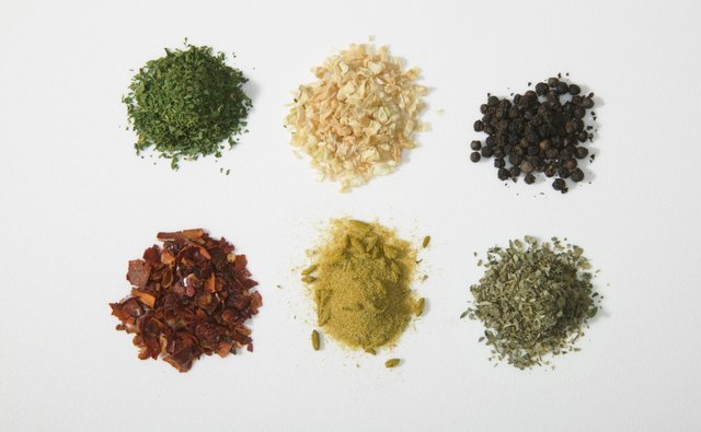 Spice colors should be vibrant.