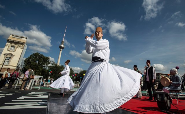 Sufi dances evoke the spiritual significance of the circle in dance.