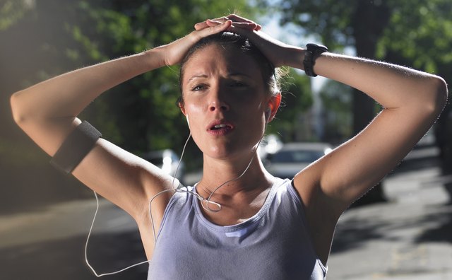 A good jog can promote good mental health.