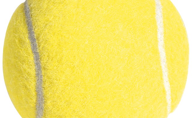 A tennis ball is a simple and inexpensive paintbrush adaption.