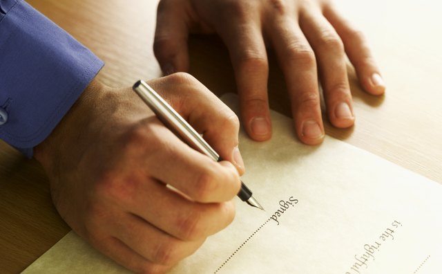 Before you sign any deed make sure the information is correct.