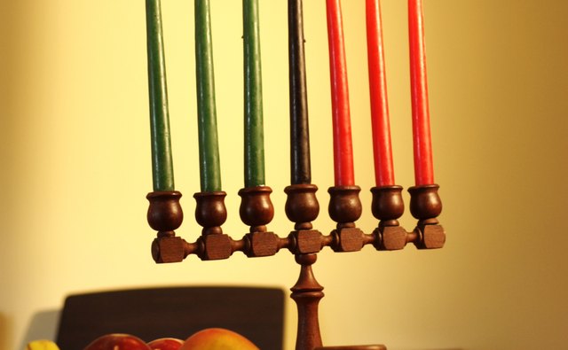 Kwanzaa celebrations involve a Kinara.