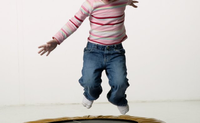 A mini-trampoline improves balance and provides vestibular motion.