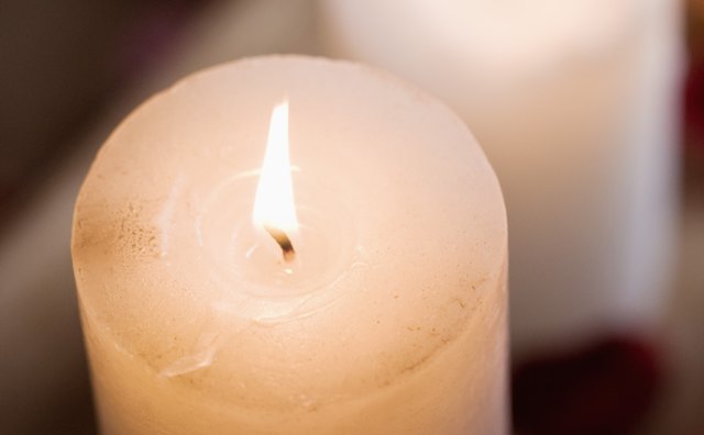 Candles, representing the element of fire, are one of the most common items on Wiccan altars.