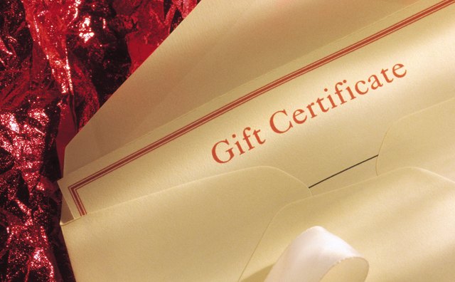 Gift cards for her favorite stores and fast food equal a shopping trip to the mall.